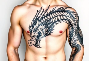 dragon tattoo idea
