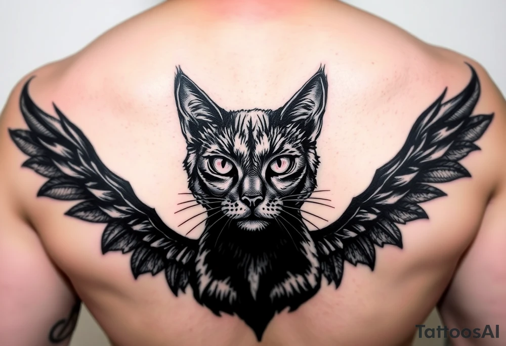 Black Cat tattoo idea