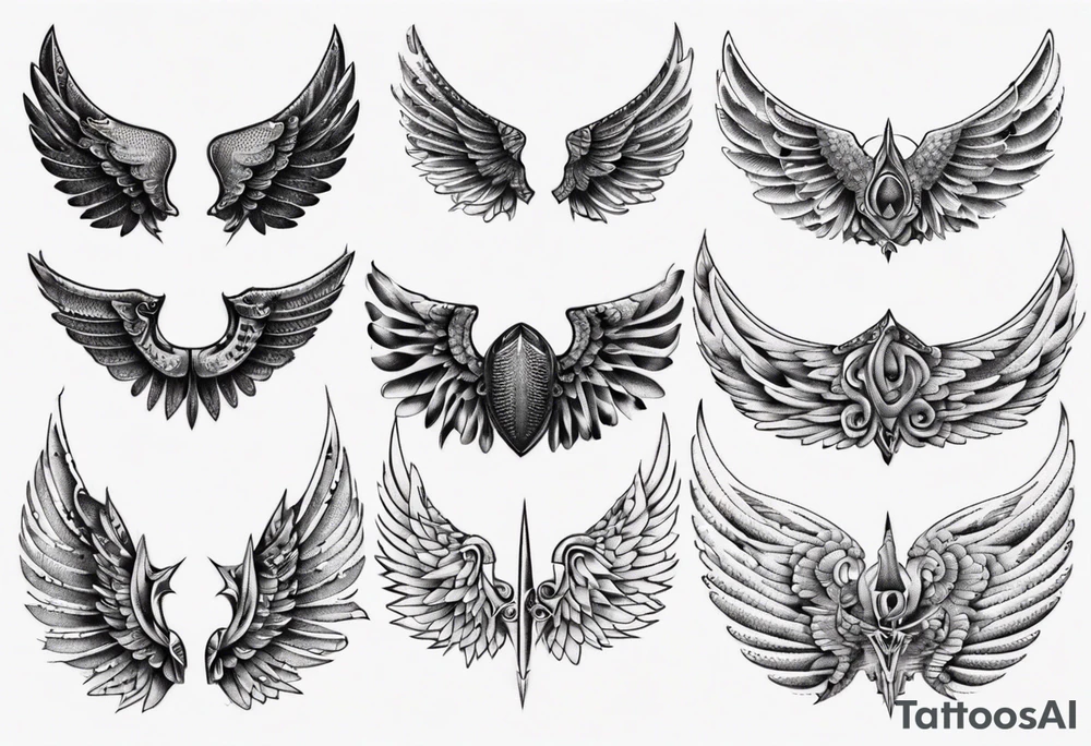 wings tattoo idea
