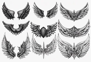 wings tattoo idea