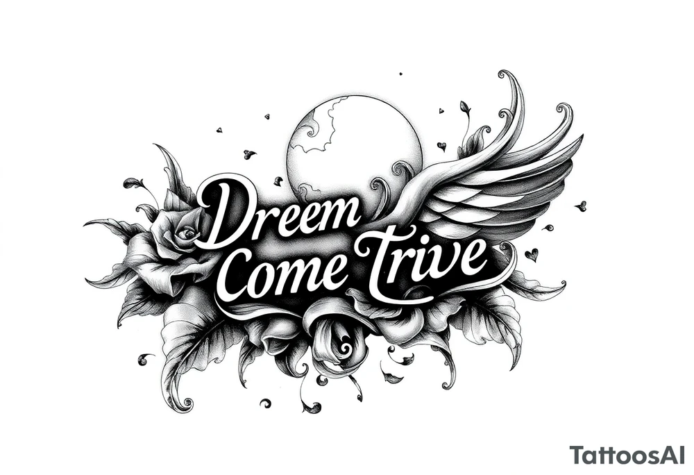 Dreams come true tattoo idea