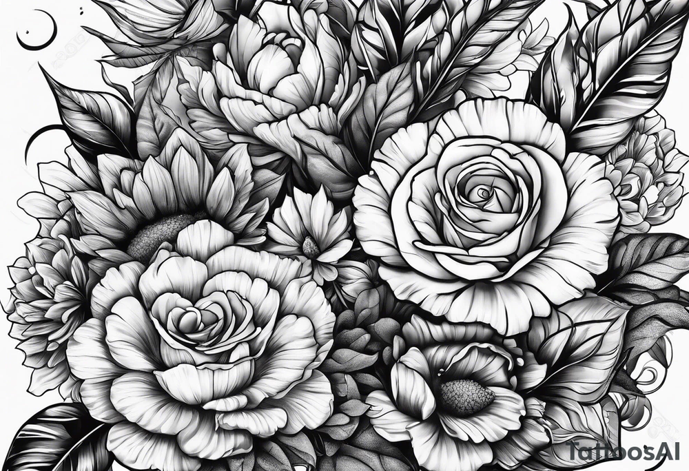 Shadows being sewn together tattoo idea