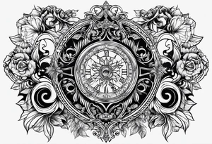 Chest piece tattoo idea