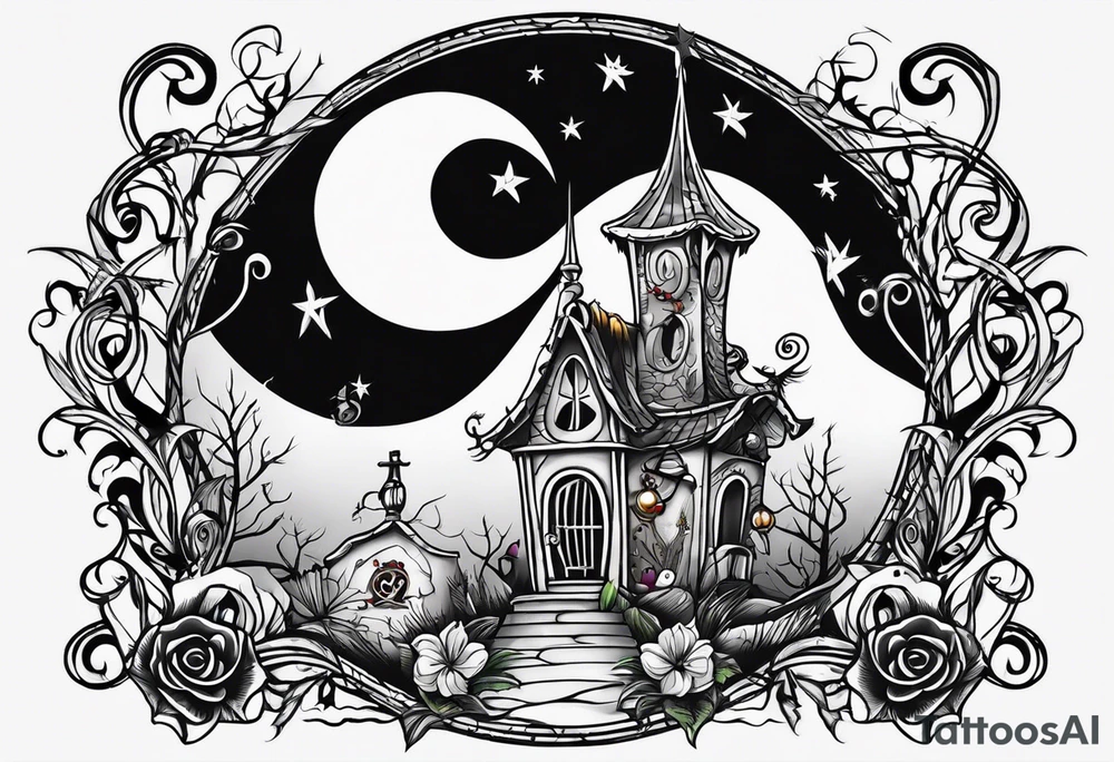Nightmare before Christmas tattoo idea