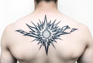 legendary dragonball z scene with energy aura and power effects tattoo idea