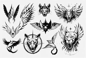 Flying tiger tattoo idea