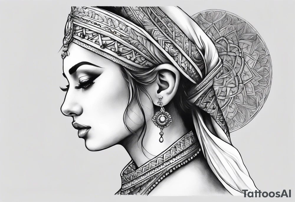 A religion themed shoulder tattoo to suit my forearm tattoo tattoo idea
