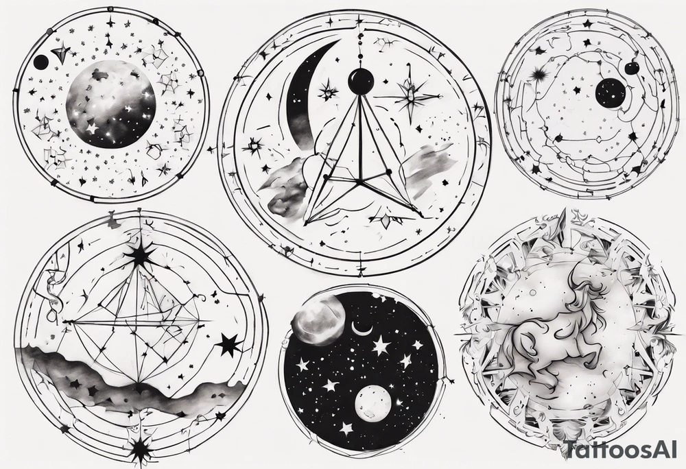 Constellations tattoo idea