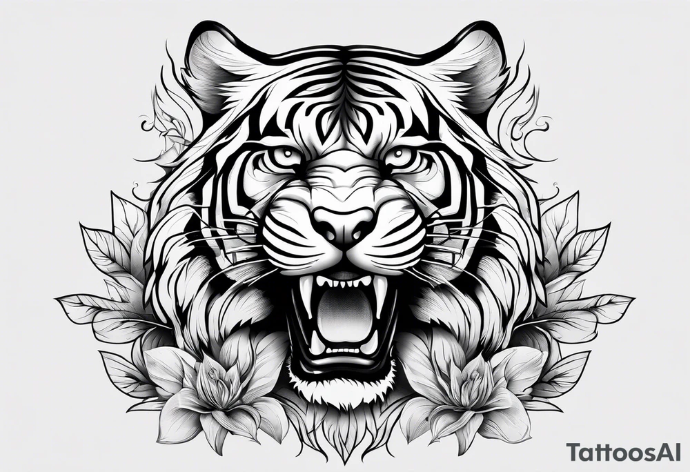 Tiger tattoo idea