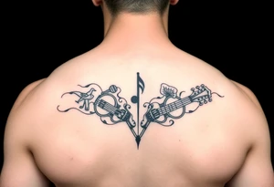 Music sleeve tattoo idea
