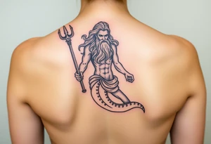 Poseidon tattoo idea
