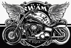 harley davidson pow mia memorial tattoo for my grandpa tattoo idea