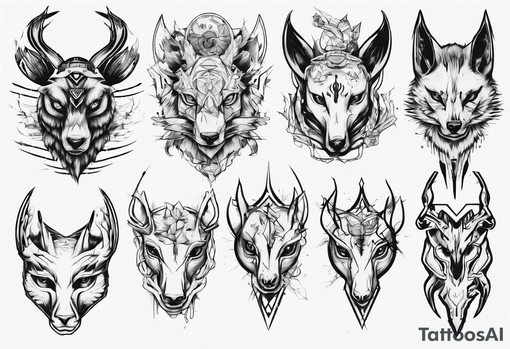 cybersigilism animals tattoo idea