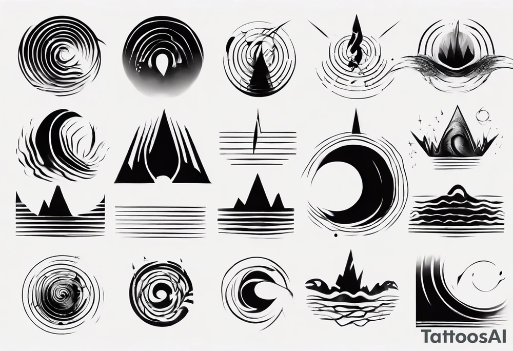 God, soundwaves tattoo idea