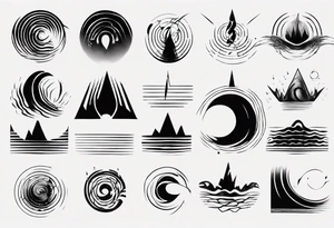 God, soundwaves tattoo idea