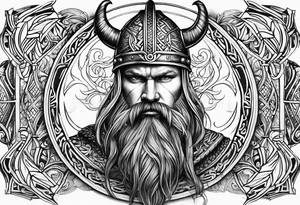 Viking, pfern tattoo idea