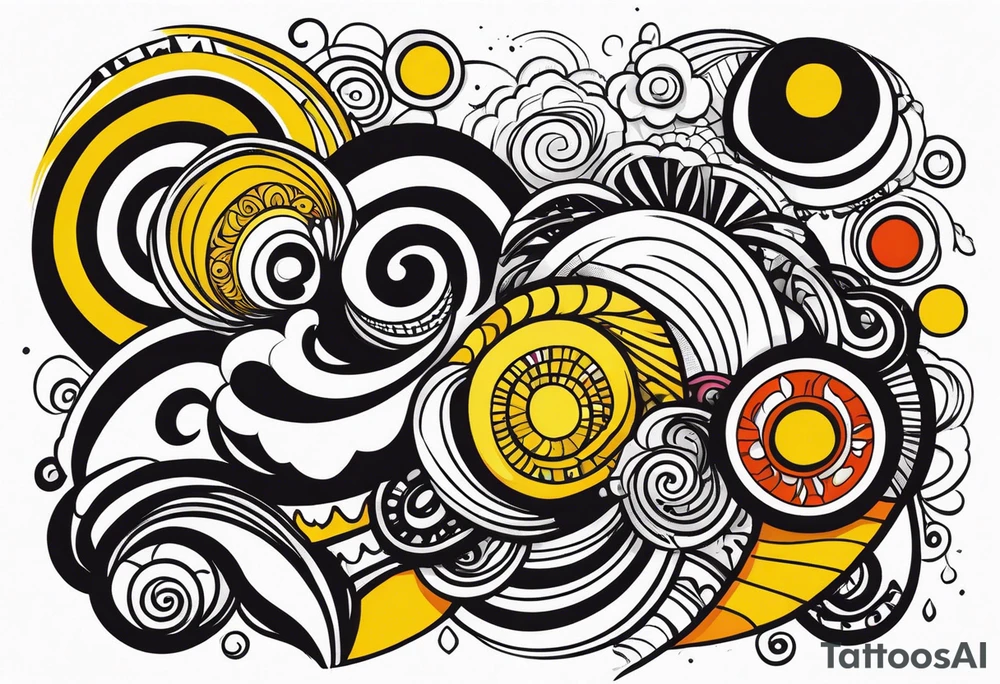 african, cultural tattoo idea