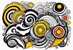 african, cultural tattoo idea
