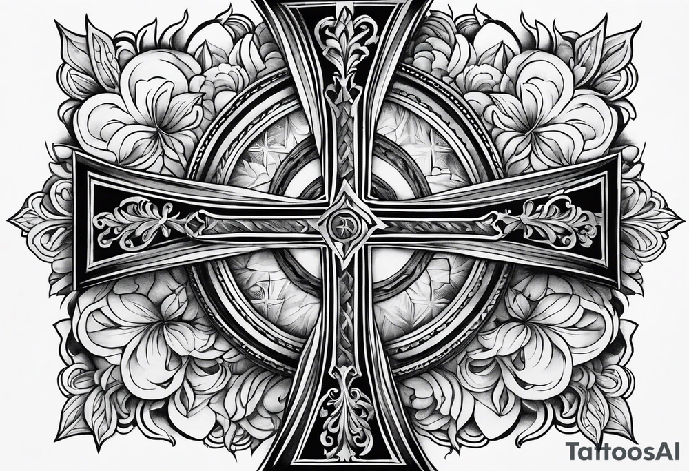 Caldabolg and cross tattoo idea