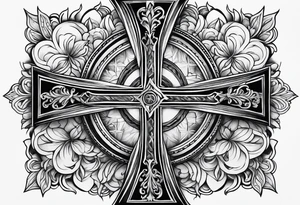Caldabolg and cross tattoo idea