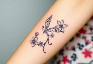 I want a tattoo of the Lilith sygil surrounded by the state flowers of Florida Georgia Texas and Tennessee. tattoo idea