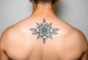Make something similar to this. It should be a small, unique floral design. tattoo idea