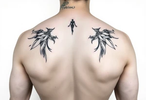 Naked lady tattoo idea