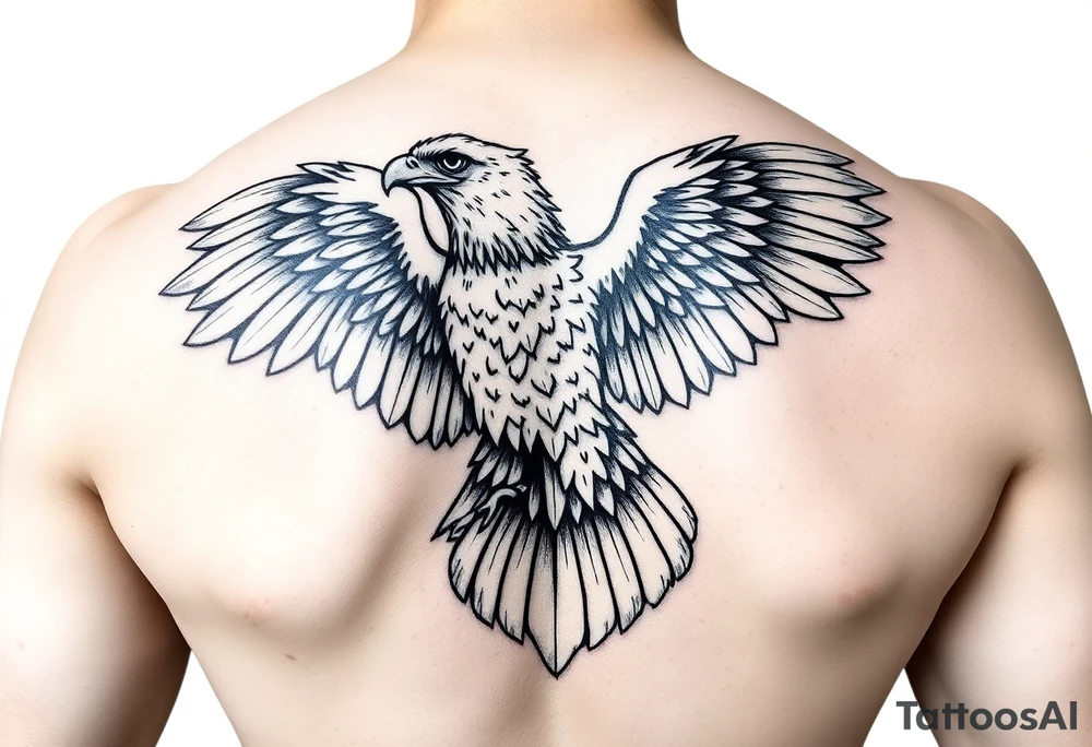 bird eagle tattoo idea