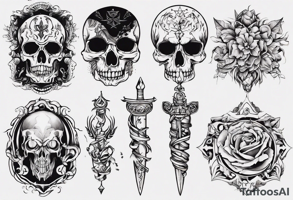 Тату рукав мужской tattoo idea