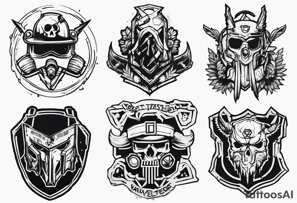 Scarcolletors from Wasteland 3 game. tattoo idea
