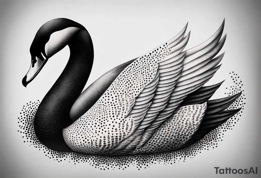 swan tattoo tattoo idea