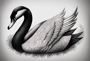 swan tattoo tattoo idea