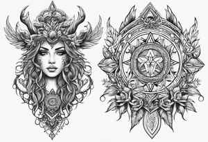 Pagan style tattoo tattoo idea