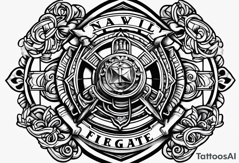 Naval firefighter tattoo idea