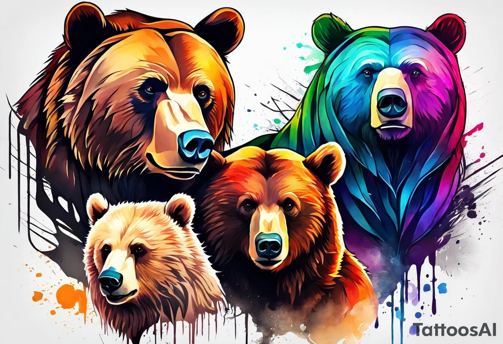 Bear Family tattoo idea