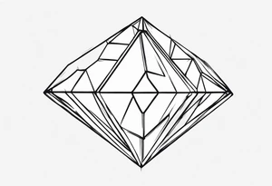 Diamond suit tattoo idea