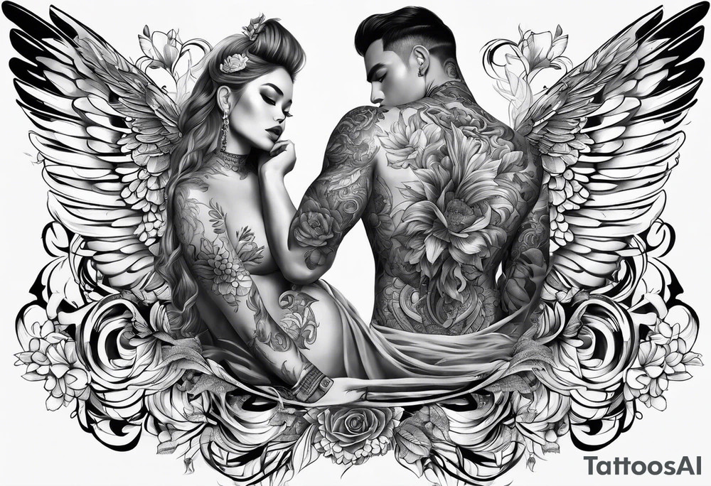 Full body back tattoo tattoo idea