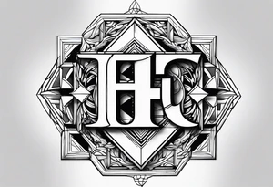 3 letter (FFC) tattoo idea