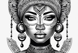 African tattoo idea