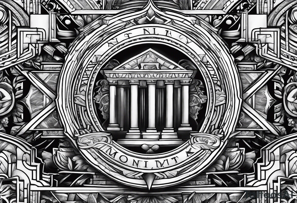 Money,trust,power tattoo idea