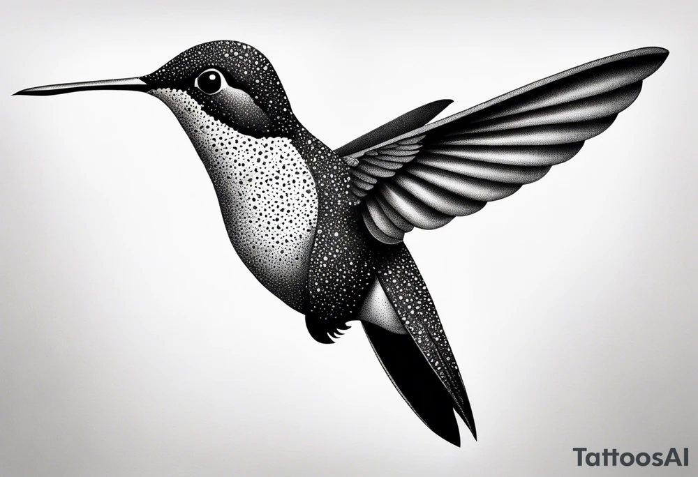 Hummingbird tattoo idea