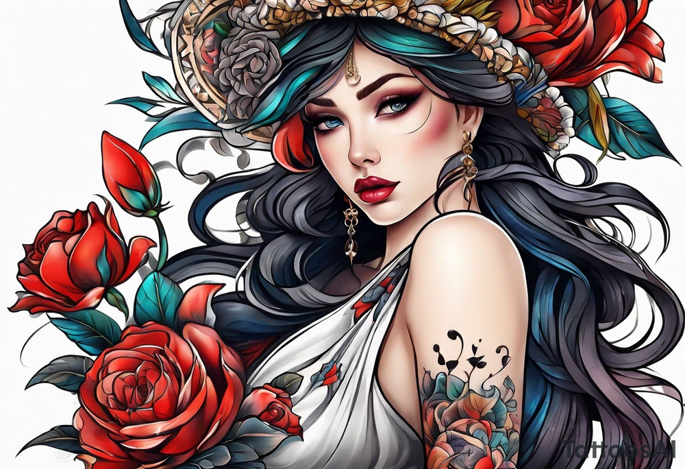 Dynamic tattoo idea