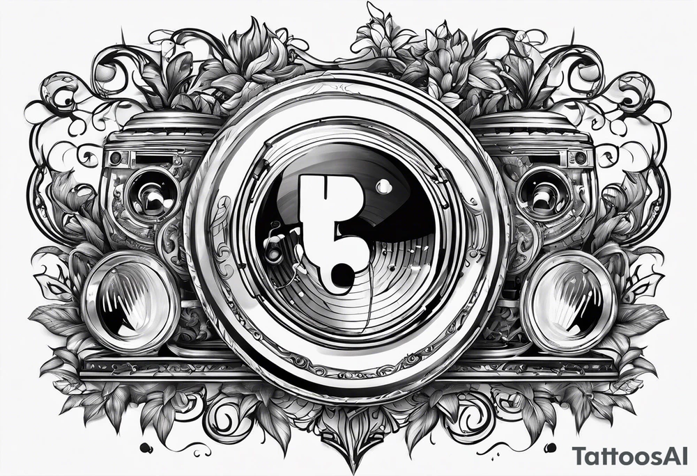 Music is everything to me tattoo idea