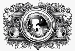 Music is everything to me tattoo idea