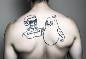 Gary and Avacato from Final Space tattoo idea