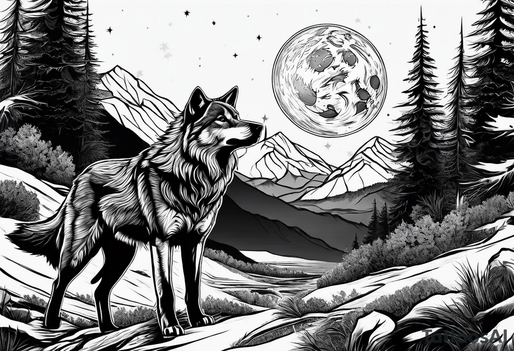 Moon
Wolves
Mountain tattoo idea