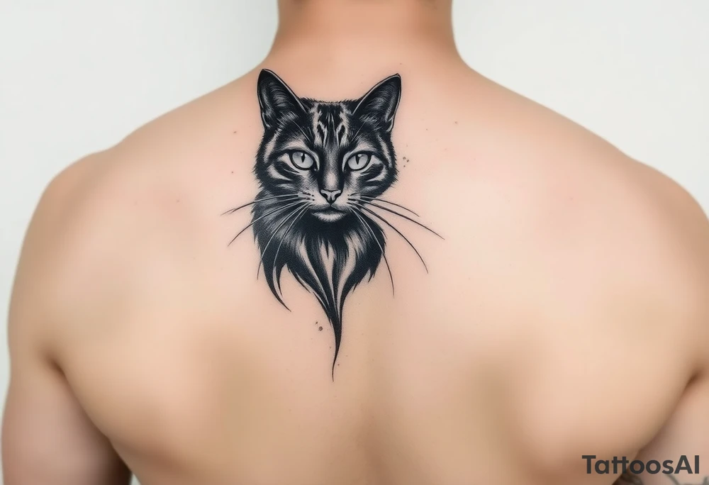 Black Cat tattoo idea