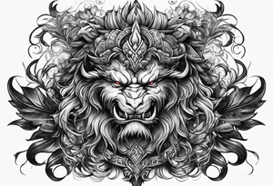 Good fighting evil tattoo idea