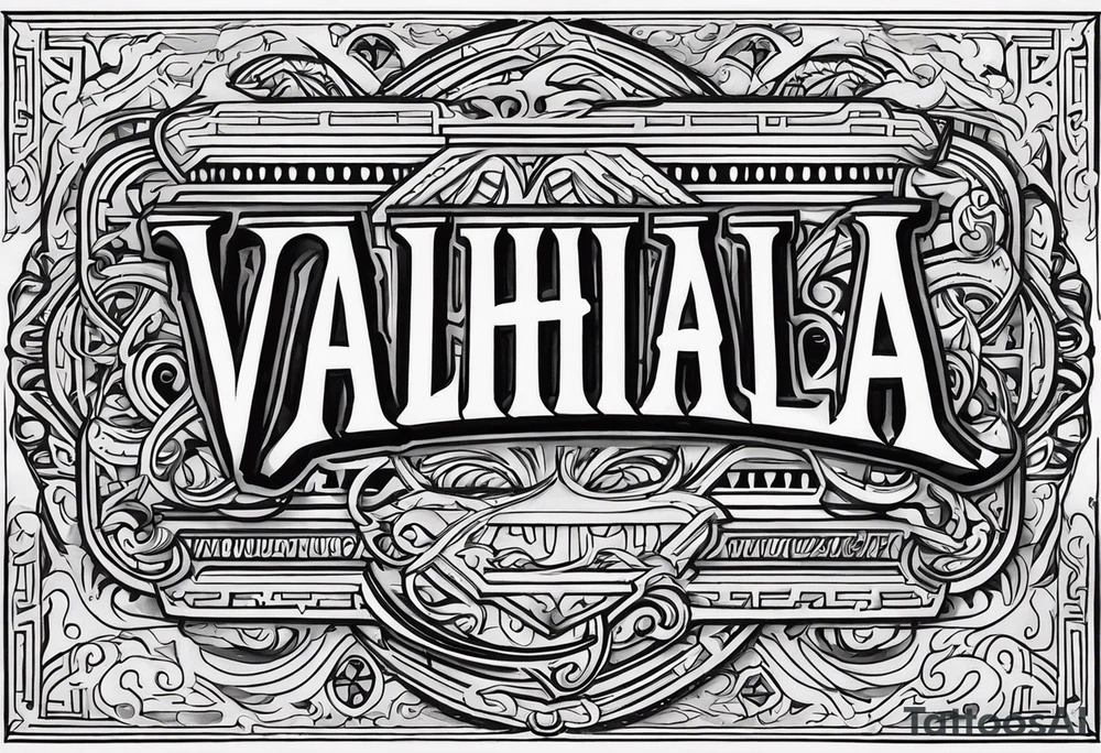 Valhalla tattoo idea