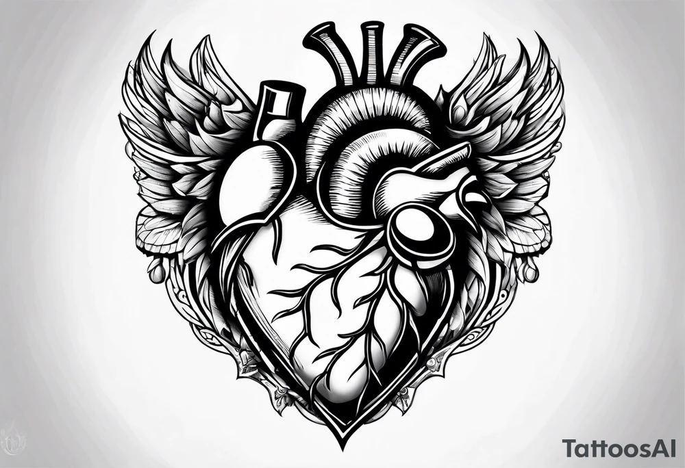 Heart with adam 12 tattoo idea